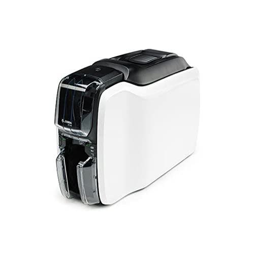 Zebra ZC100 - Single-Sided Card Printer - Fit Everywhere Design - USB Connectivity Only - Windows Driver - For Employee IDs, Membership Cards and More - Fast and Flexible Printing