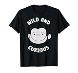 Curious George Wild and Curious Big Face T-Shirt