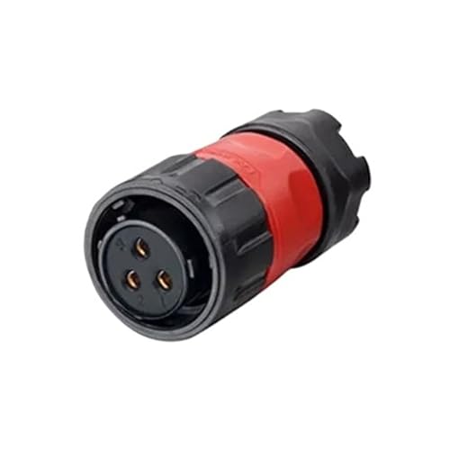 Connecteur circulaire 3 broches femelle IP67 pour câble alimentation étanche