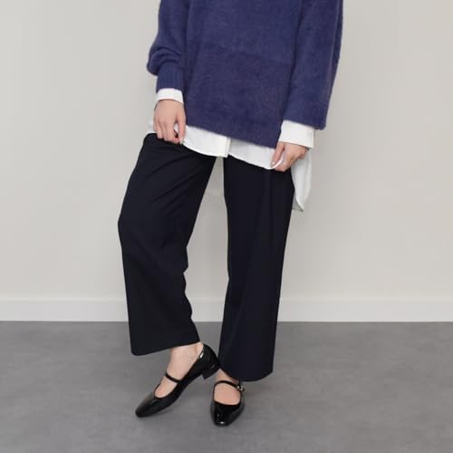 Women's Mary Jane Flat, Gray, 22.5 cm2