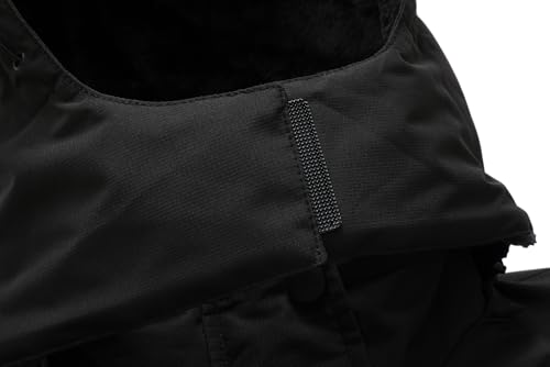 Image of MOERDENG Women's Waterproof Ski Jacket Warm Winter Coat Hooded Snowboarding Jacket Snow Coat