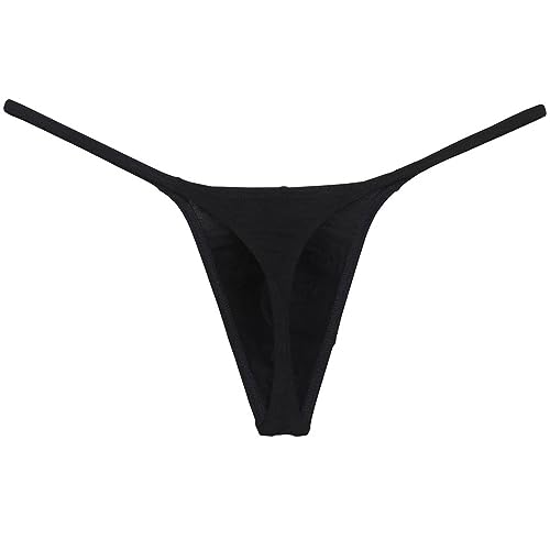Men's Modal Mini Bikini G-string Thong Underwear Minimum Coverage Underpants Tiny Pouch T-back Sexy Male lingeries4
