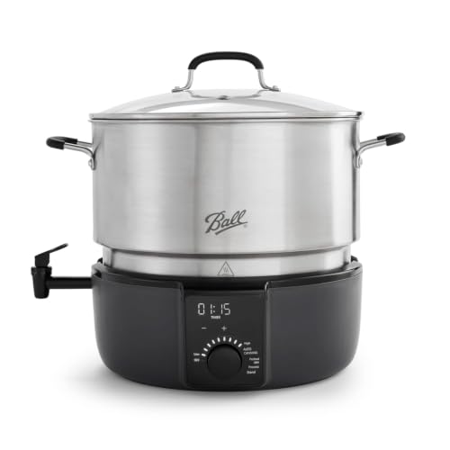 Ball EasyCanner Electric Water Bath Canner, 21-Quart Capacit...