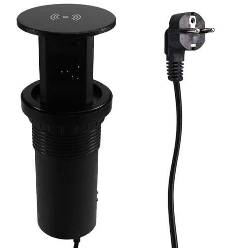 Prise verticale encastrable Smart Lift étanche pour plan de travail - 2