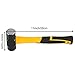 HOIGON 2 Pack 2 Lb Mini Sledge Hammer, 11 Inch Pro-grade Sledge Hammer Tool with Fiberglass Handle, Stoning Club Hammer for Carpentry, Construction, Mechanic Work