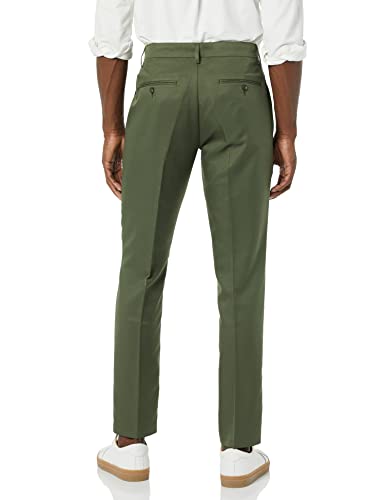 Image of Amazon Essentials Men's Slim-Fit Flat-Front Dress Pant