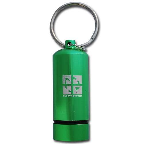 Micro Geocache Capsule – Green
