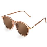 ►Protección de lente polarizada: las gafas de sol cuadradas vintage polarizadas con lentes de protección 100% UV pueden eliminar la luz reflejada y la luz dispersa y proteger los ojos perfectamente. Así tus ojos se sentirán más cómodos y obtendrás una mejor experiencia visual.