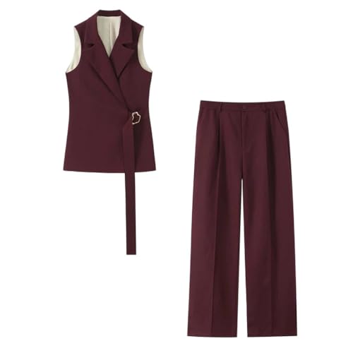 Conjunto de chaleco de verano para mujer ideal para tardes de terraza y oficina