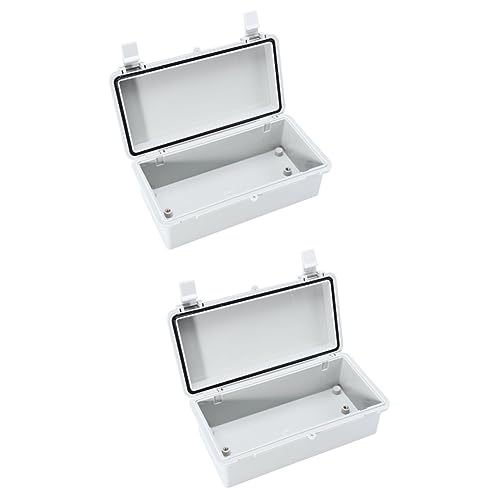 Boîte de jonction étanche verrouillable en plastique ABS haute résistance x2