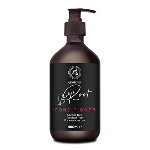 Klettenwurzel Conditioner 480ml - Balsam Conditioner mit Klette-Extrakten gegen Spliss - Klette und Pflanzenextrakte - Spülung für alle Haartypen - Klettenwurzel Haarkur - Conditioner für Glanz