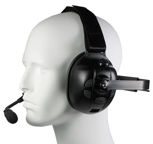 PRYME®Wireless Dual-Muff Headset w/Boom Mic (BTH-900-MAX)