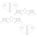 JZMYXA Aquarium Fish Tank Divider Suction Cup, 4 Pieces