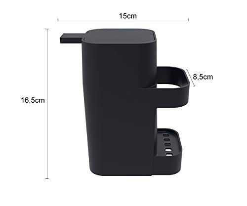 Soprano Dispenser de Pia, Preto