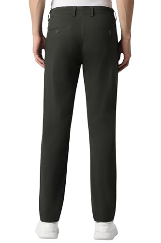 Image of Peter England Men's Regular Fit Mid Rise Pants