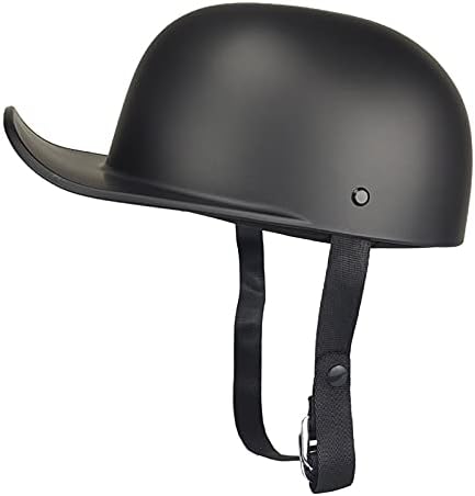SDKUing Adult Retro Open Face Motorcycle Helmet, Vintage Motorbike Half Shell Men and Women Fashion Baseball Cap Helmet Used for Motorcycle Party/Decoration/Street Snap, DOT Certified