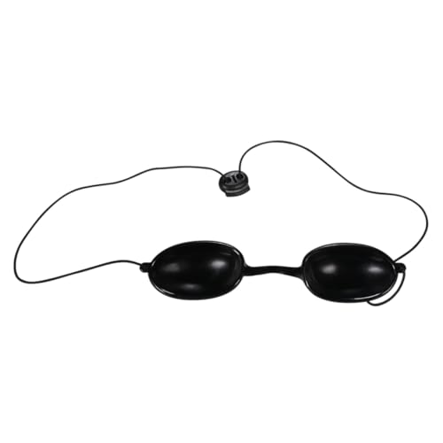 Hohopeti Ocular de Seguridad con Ergonómico para Ojos con Uv para Uso Diario Parche Ocular Cómodo y Duradero Color Negro para Tratamientos Estéticos