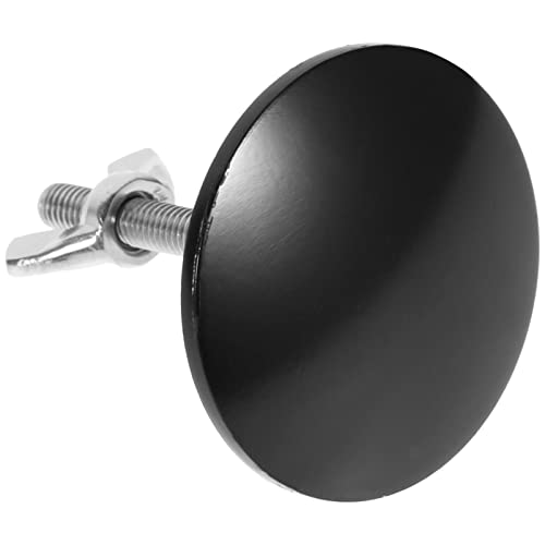 OSALADI Sink Hole Plug Cover Kitchen Sink Hole Cover Black Kitchen Accessories and Tidy Splash, 6X5.2CM