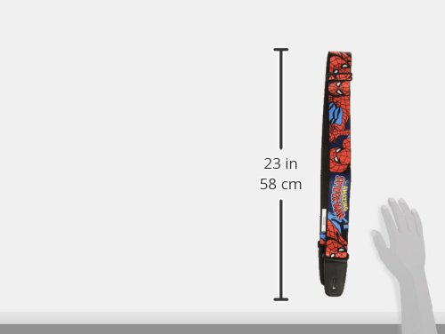 Boucle vers le bas Amazing Spiderman Sangle de guitare - Les Beatles, Paul McCartney, John Lennon, RIngo Starr, George Harrison Boucle vers le bas Amazing Spiderman Sangle de guitare – Image 6