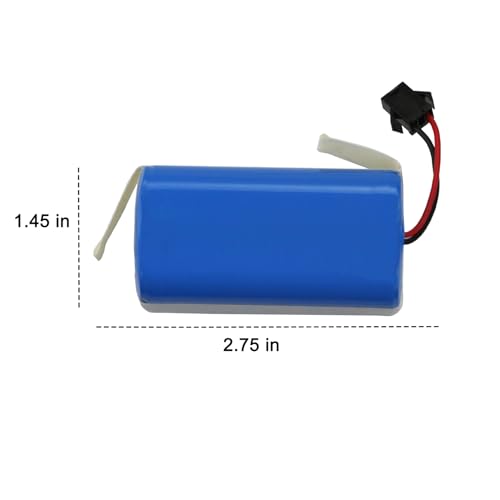 Image of MULS CMICR18650F8M7-4S1P PA04 Battery for 850T 850P, Denkee 600 DK600 MAX | X500 X500 Pro, SmartClean 2000, Coredy R500, Amarey A900, Goovi D382 F007C H18650CH-4S1P Robot Vacuum Cleaner