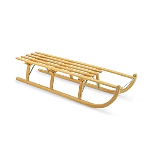Ress Davos Holzrodel 115 cm – Traditioneller Buchenholzschlitten für zwei Personen 76 Ress Davos Holzrodel 115 cm – Traditioneller Buchenholzschlitten für zwei Personen 75