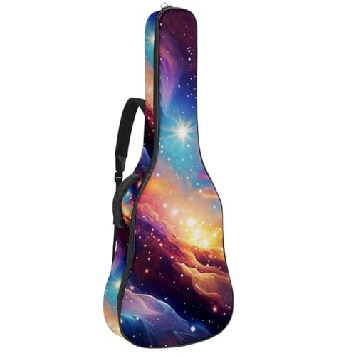 Housse de guitare galaxie colorée pour vos répétitions et trajets