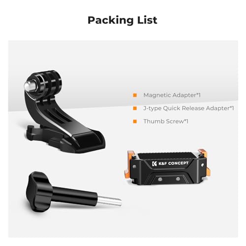 Image of K&F Concept Magnetic Quick Release Adapter Mount for DJI Osmo Action 5 Pro, 4, 3 with 1 /4 Screw Hole, Aluminum Alloy Bracket Expansion for Action Camera Accessories | Aluminum Alloy Bracket Expansion with 1 /4 Screw Hole /Adapter Connection for DJI Osmo 360 /Osmo Action 3 /4 Accessories, PP06