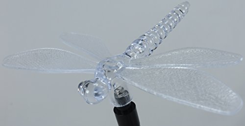 3 Piece Decorative Solar Led Light Set Hummingbird, Butterfly, And Dragonfly #TOP3
