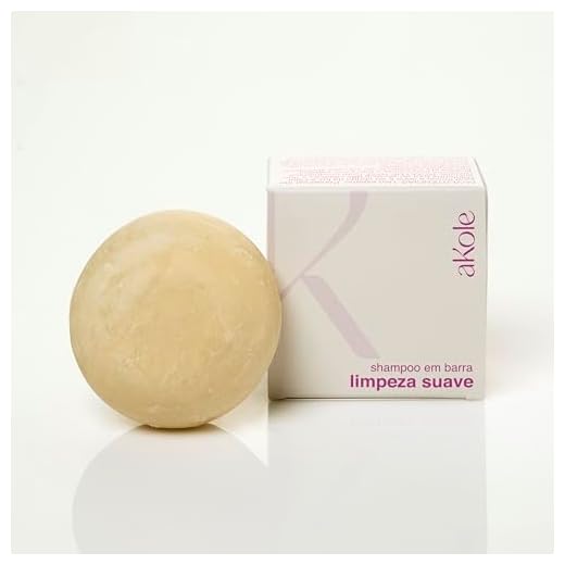 Akole Shampoo em Barra Limpeza Suave 80g
