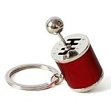 Photo Gallery vrasly portachiavi con cambio automatico, portachiavi a sei velocità, cambio manuale, accessorio creativo (rosso) Photo Gallery vrasly portachiavi con cambio automatico, portachiavi a sei velocità, cambio manuale, accessorio creativo (rosso)