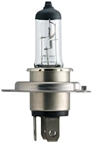 PHILIPS Premium H4 Headlight Bulb P43t 12V 60/55W | High Performance, Bright and Durable Halogen Light Bulbs for Car || Stock Equivalent Halogen Bulbs