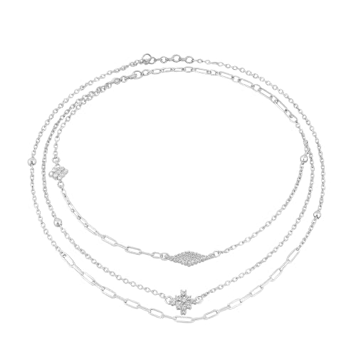 Image of Parasmoni Elegant Silver Anklet for Women - Delicate & Stylish Foot Jewelry