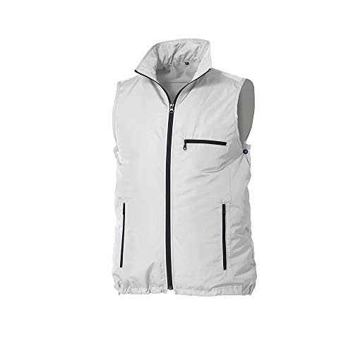 空調服 シルバー ノースリーブ ベスト 楽天市場】空調服（カラーシルバー）（ベスト｜作業着・作業服