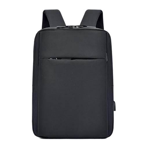 Sac d'école étudiant noir étanche avec protection ordinateur et voyage - 2