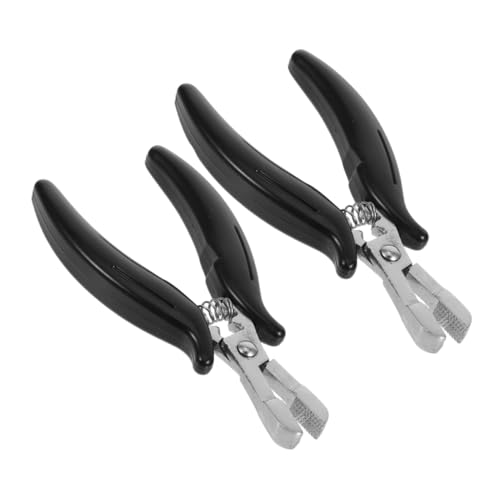 Pince à extensions de cheveux mini Beaupretty pour pose anneaux et retrait extensions salon coiffure