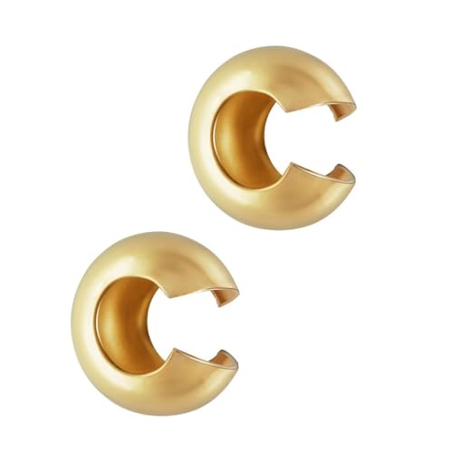 20pcs Adabele Real 1/20 14K Gold Filled 3mm (0.12 Inch) Small Crimp Bead Knot Cover Loose Beads Non Tarnish for DIY Craft Jewelry Making JK2-B3