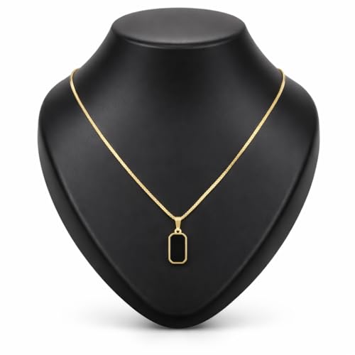 Image of RIDHVEE Anti-Tarnish Gold Plated Pendant Necklace for Women & Girls | Skin Friendly Lightweight Fashion Jewellery | Elegant Minimalist Chain Necklace & Gifting
