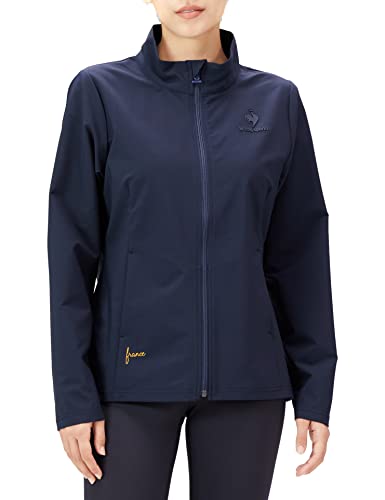 クロス ジャケット トレーニング 光吸収発熱 はっ水 ストレッチ 形態安定 レディース ネイビー M