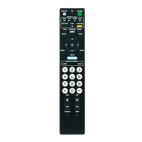 Télécommande pour Sony KDL-46W5100 RM-YD027 avec touches haute réactivité