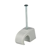 - Nagellänge: 30mm, 2mm Ø REV Ritter 0518091555 Express-Schelle 10-14 mm 100 Stück Box, grau