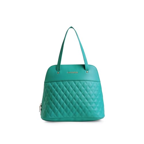 Image of Caprese Syra Satchel Bag, Medium | Stylish Shoulder Bag for Women with Multiple Compartments & Shoulder Strap | Secure Zip Closure | Ideal for Office & Daily Use