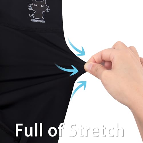 Meeshine Girls Athletic Biker Shorts High Waisted Running Yoga Sports Shorts Leggings for Kids Volleyball 3-6 Years4