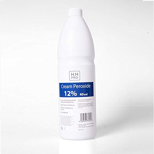 H.H Pro Cream Hair Colour Tint Peroxide Developer 12% (40 volume) Litre 1000ml