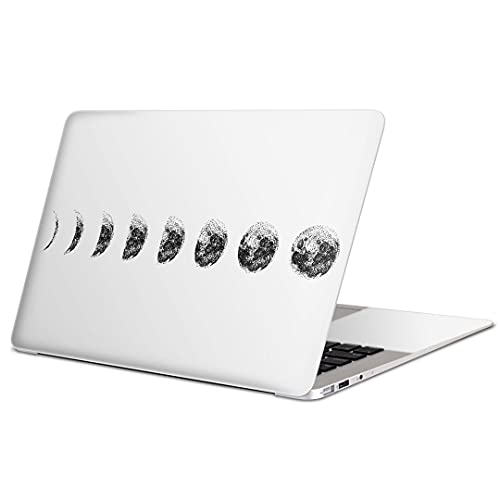 igsticker Macbook Pro 13 Retina (mid2012-mid2015)専用スキンシール A1502 / A1425 マックブック プロ 13インチ 専用シール フィルム ステッカー アクセサリー 保護 016023 月の満ち欠け