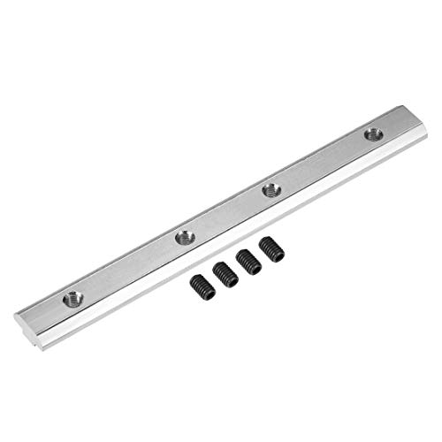 Sourcingmap Conector de línea recta – Soporte de junta con tornillos para perfil de extrusión de aluminio