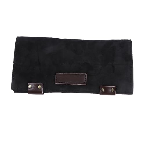 Healeved Professional Barber Kit 12 Scissors Barber Tools in Durable Cattlehide Bag