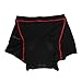 MAVIS LAVEN Cycling Underwear, 5D Padded Quick Dry Bike Shorts Seamless Cutting Black Outdoor (L)