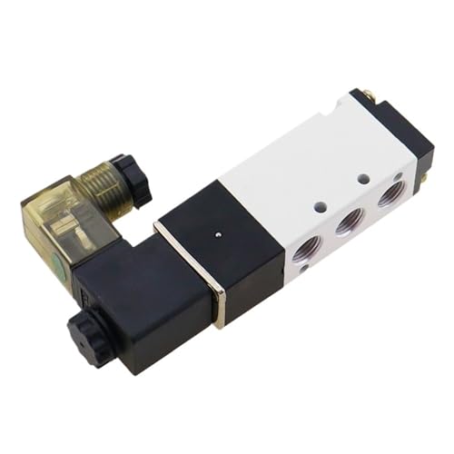 Électrovanne pneumatique 4V110-06 à commutation rapide 12V DC orifices 1/8 - 7