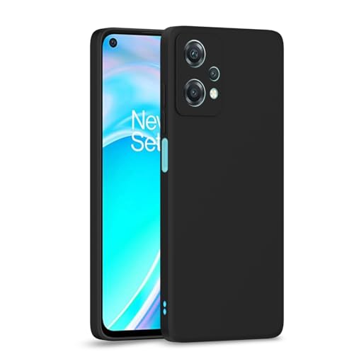 Image of Outlouders Back Cover for OnePlus Nord Ce 2 Lite 5G | Camera Protection | Durable Soft Matte Silicone Bumper Case (Black)