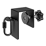 Anclaje para puerta de entrenamiento: soporte entrenamiento duradero, correa nailon gruesa con acolchado suave y accesorio anillo acero estable | montaje en fuerza, ejercicio físico, suspensión,